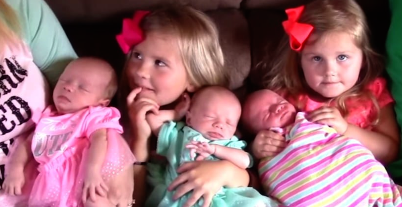 Triplet Rarity Mother And Father Thrilled After Giving Birth To Rare, Identical ...