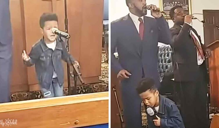 Amazing toddler moves everyone in church to tears with his singing and ...