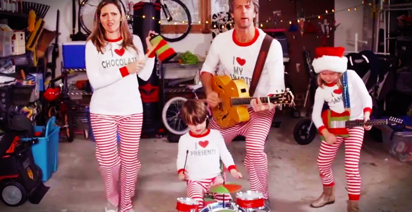 Holderness Family Christmas Card Christmas Jammies My Cute Babies