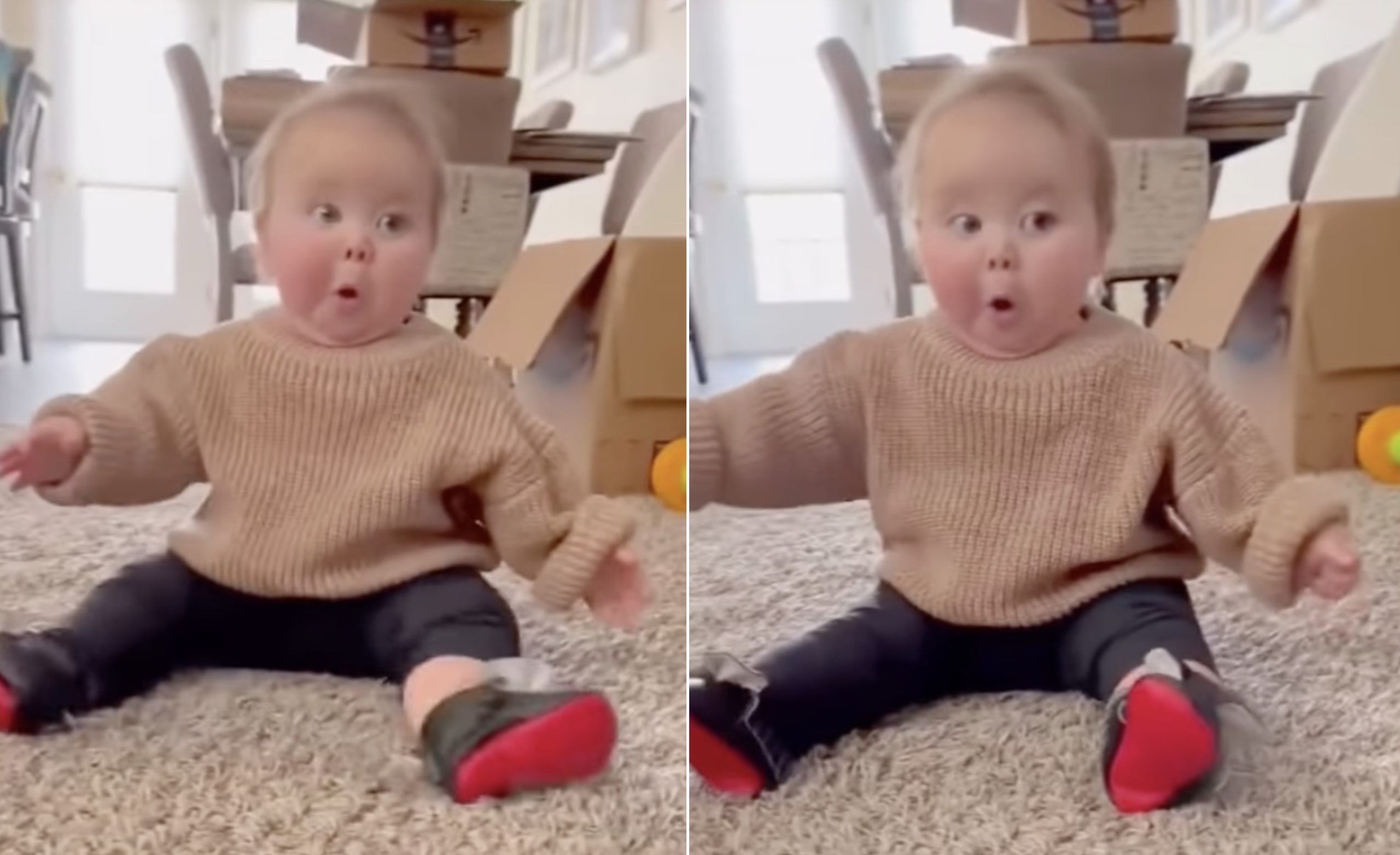 Never get tired of watching this baby’s videos! Look at his amazing ...